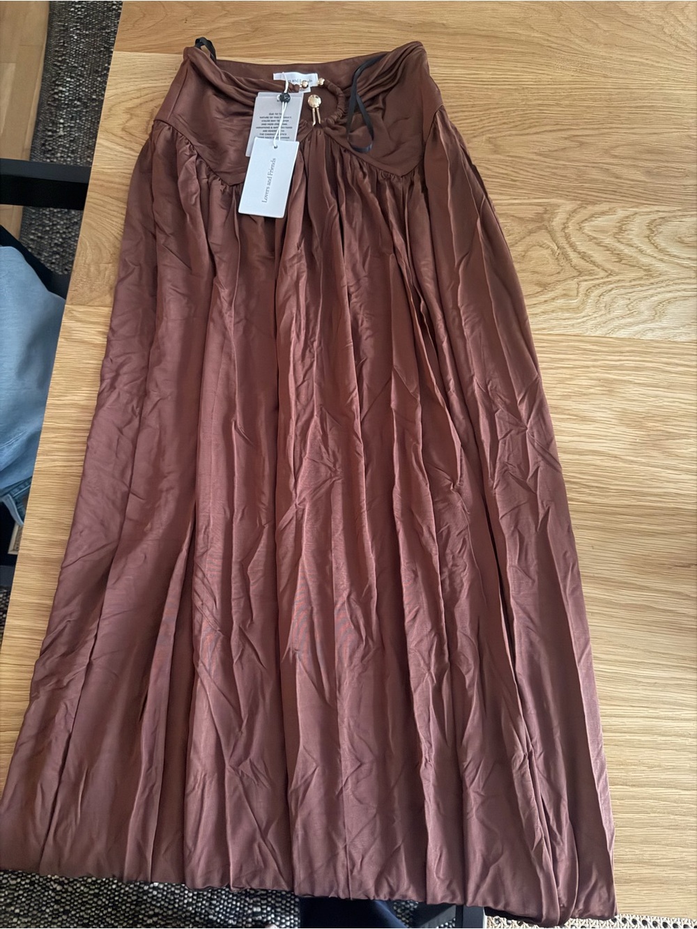 Lovers + Friends Brown Lottie Maxi Skirt - Picture 2 of 4